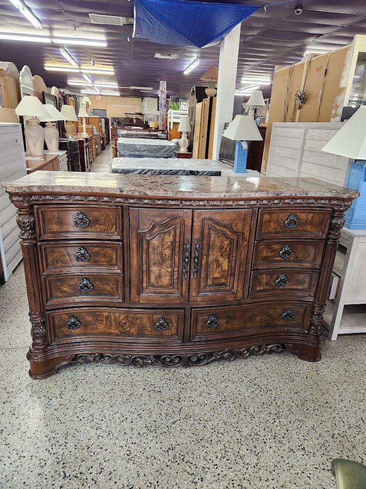 Dresser With Marble Top
