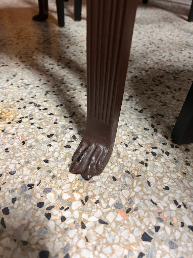 60" Round Glass Top Dining Table