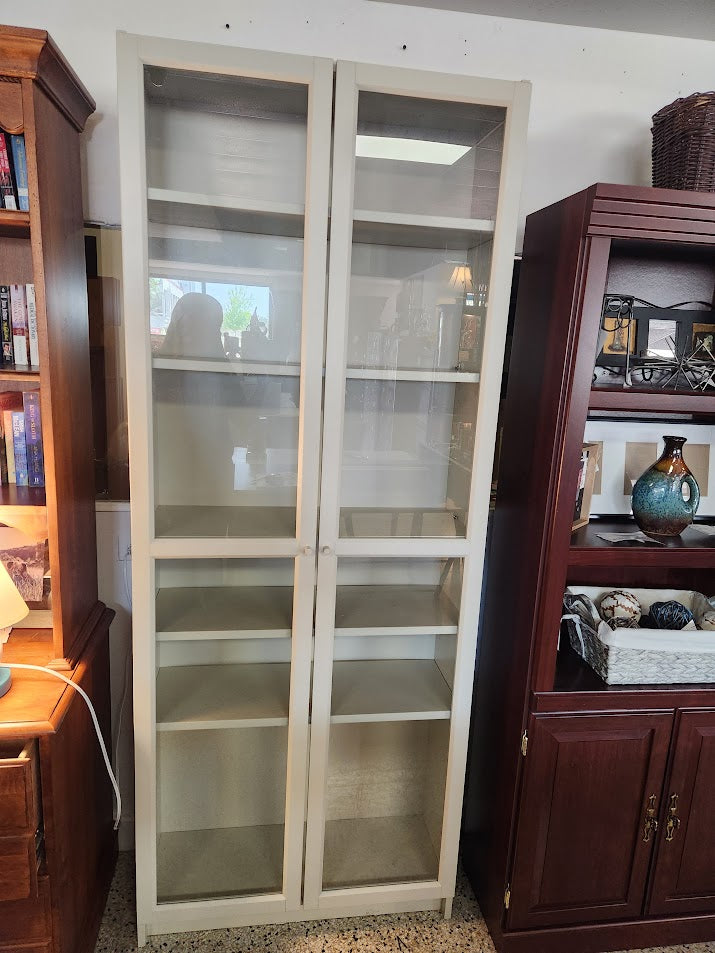 Glass 2- Door Bookcase