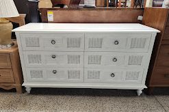 KEYWEST White 6-drawer dresser