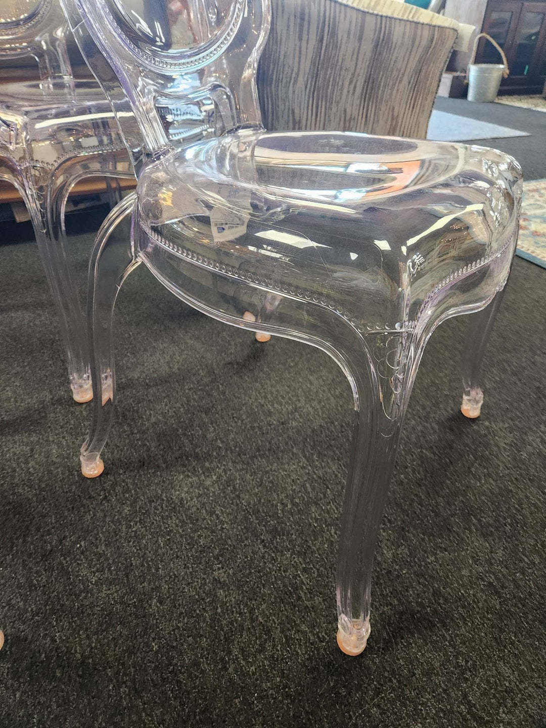 SET OF 4 - Lucite Chairs