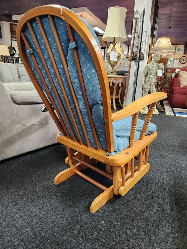 Wood Framed Glider Rocker