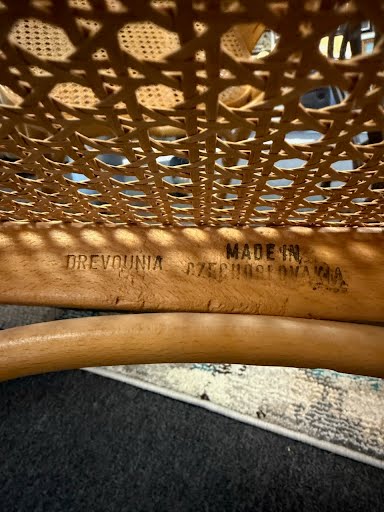 1950s Designer Michael Thonet Chair for Drevounia