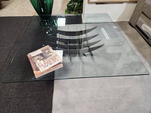 ATLAS Glass Top Coffee Table