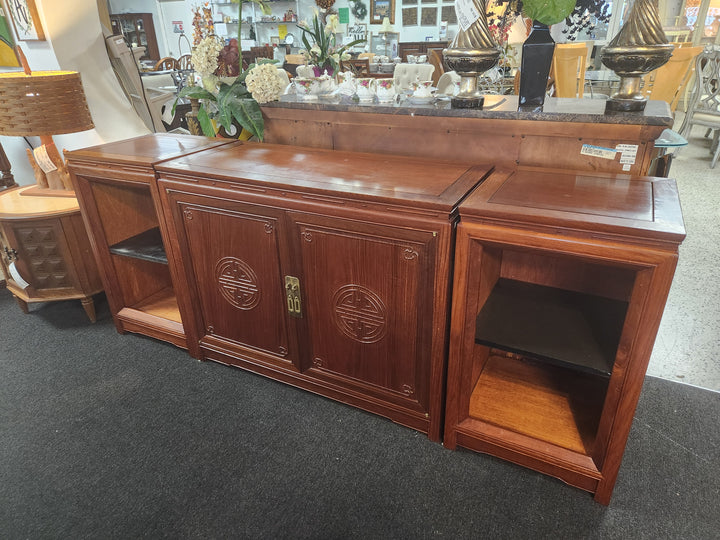 1960's George Zee Rosewood Oriental style stereo Cabinet