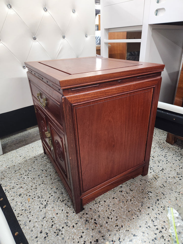 1960's George Zee Rosewood oriental Nightstand