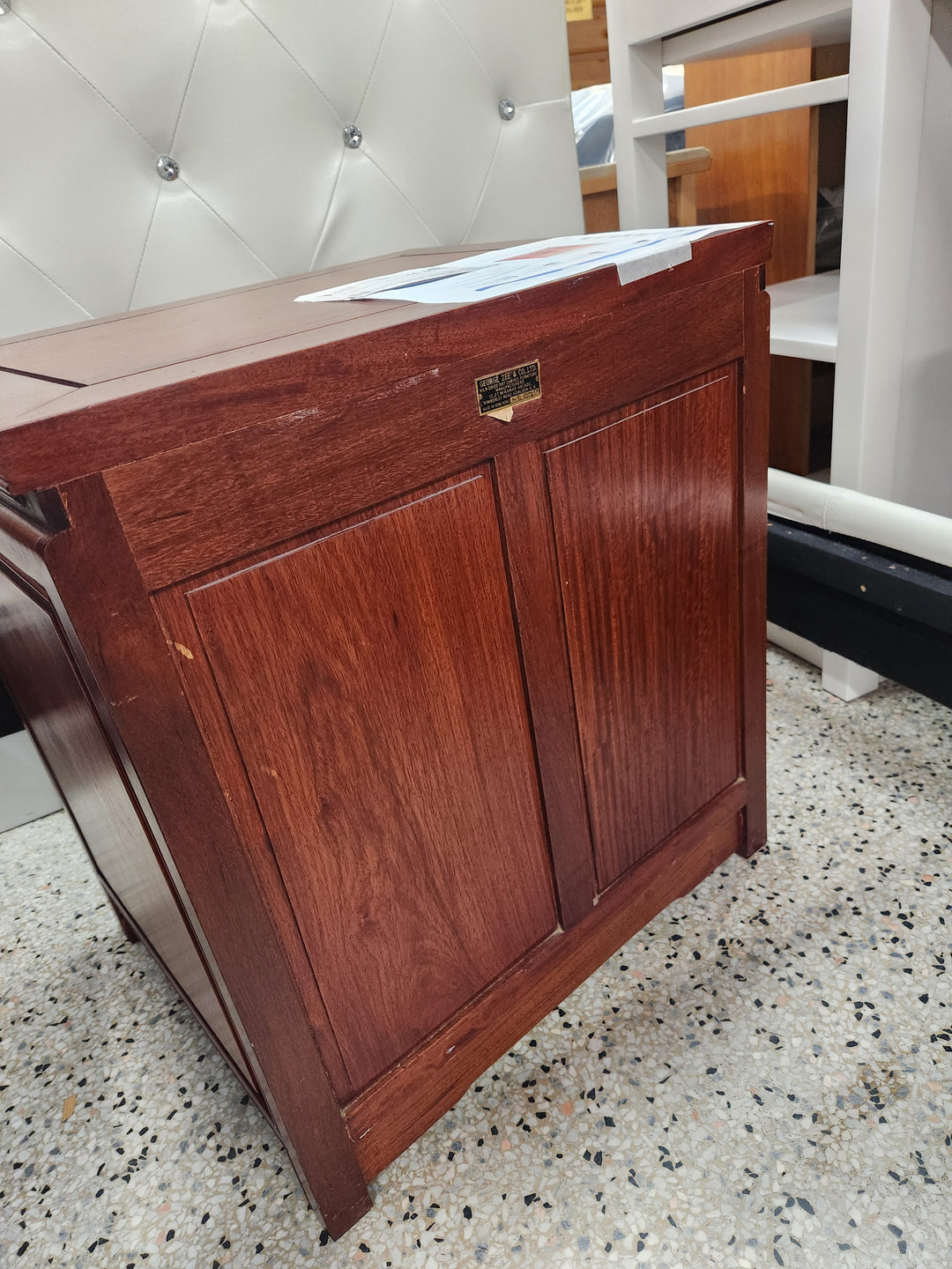 1960's George Zee Rosewood oriental Nightstand