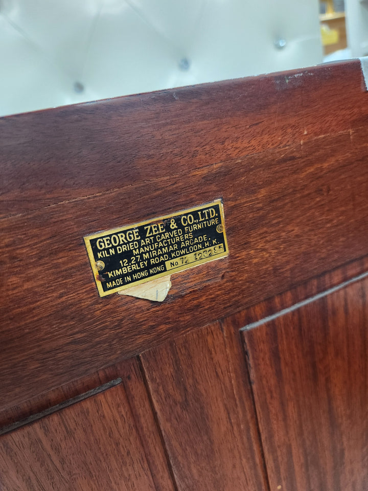 1960's George Zee Rosewood oriental Nightstand