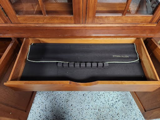 Ethan Allen China Cabinet Cherry Wood