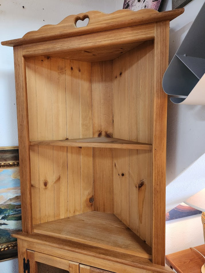 Pine Wood Corner Unit