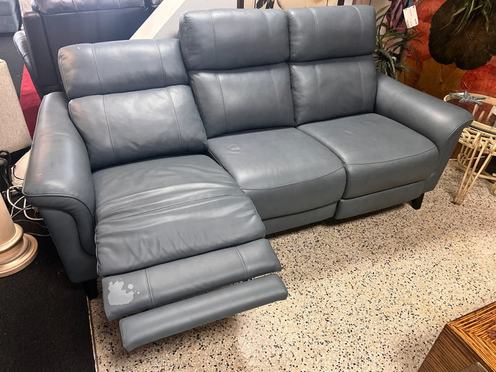 Cindy Crawford Sofa Teal Double Recliner