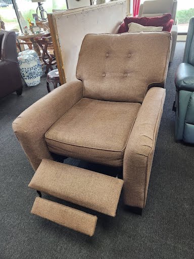 Push Back Brown Recliner