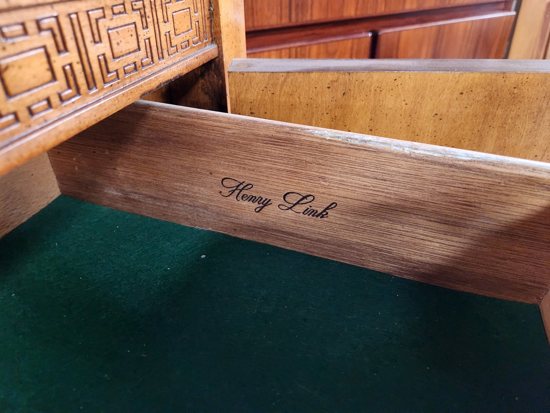 China Cabinet With Brass Accents