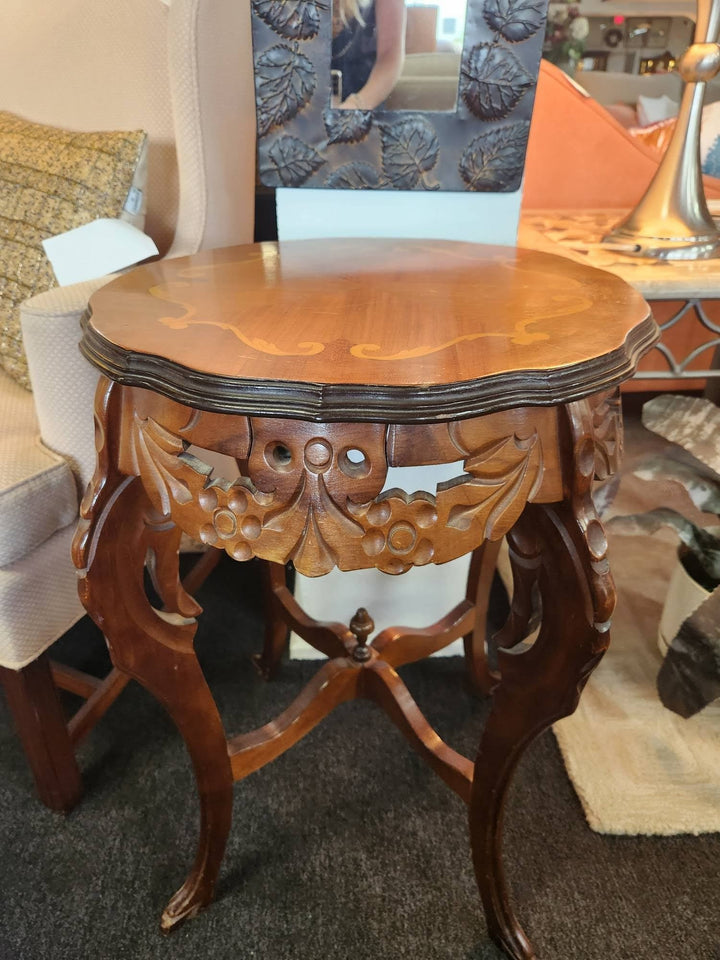 SET OF 2 - Inlaid Antique End Table's