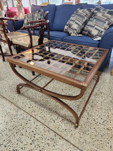 Metal 32x32" Coffee Table