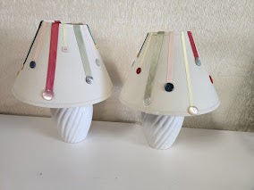 Button Shade Table Lamps