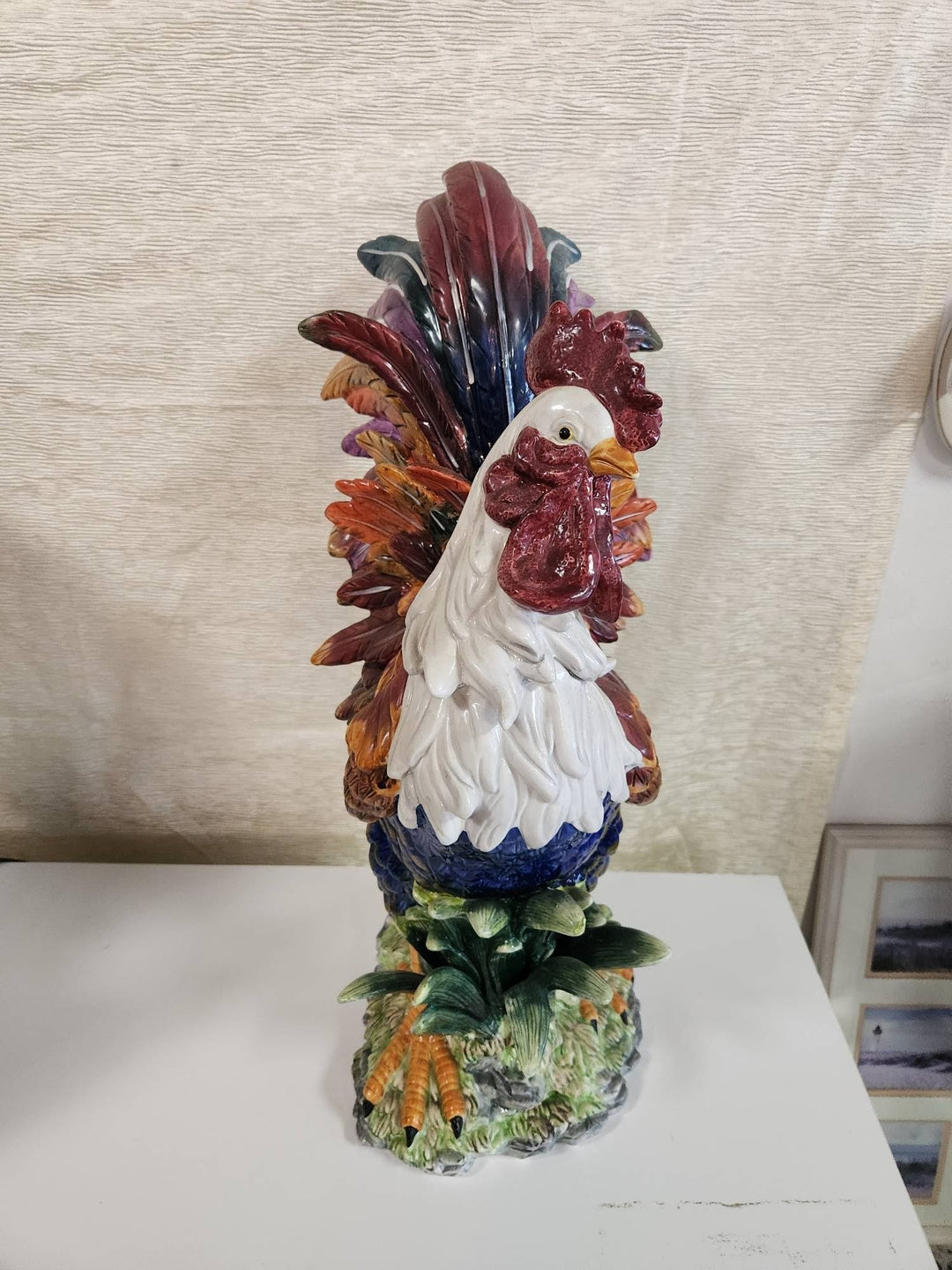 24" Height Ceramic Rooster