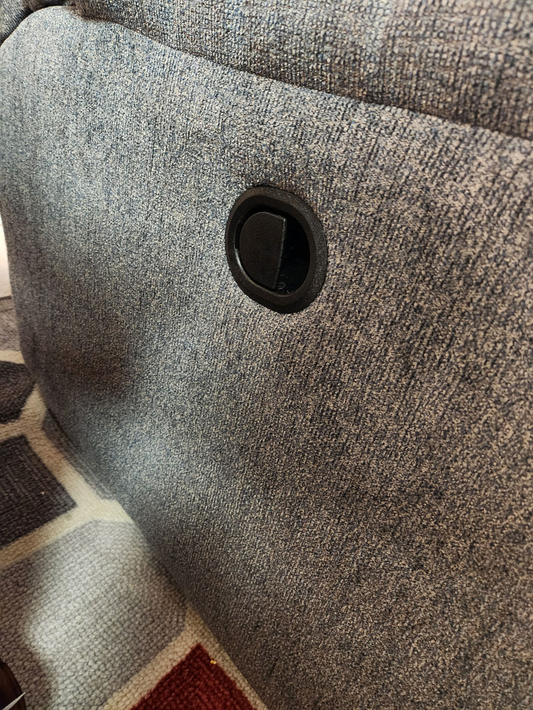 Love Seat - Tyler Collection Stonewash Reclining