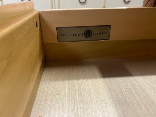 American Drew Queen Bed Set Bahama Style