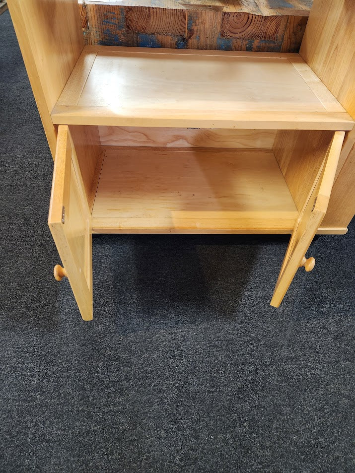 Light Wood Bar Cart