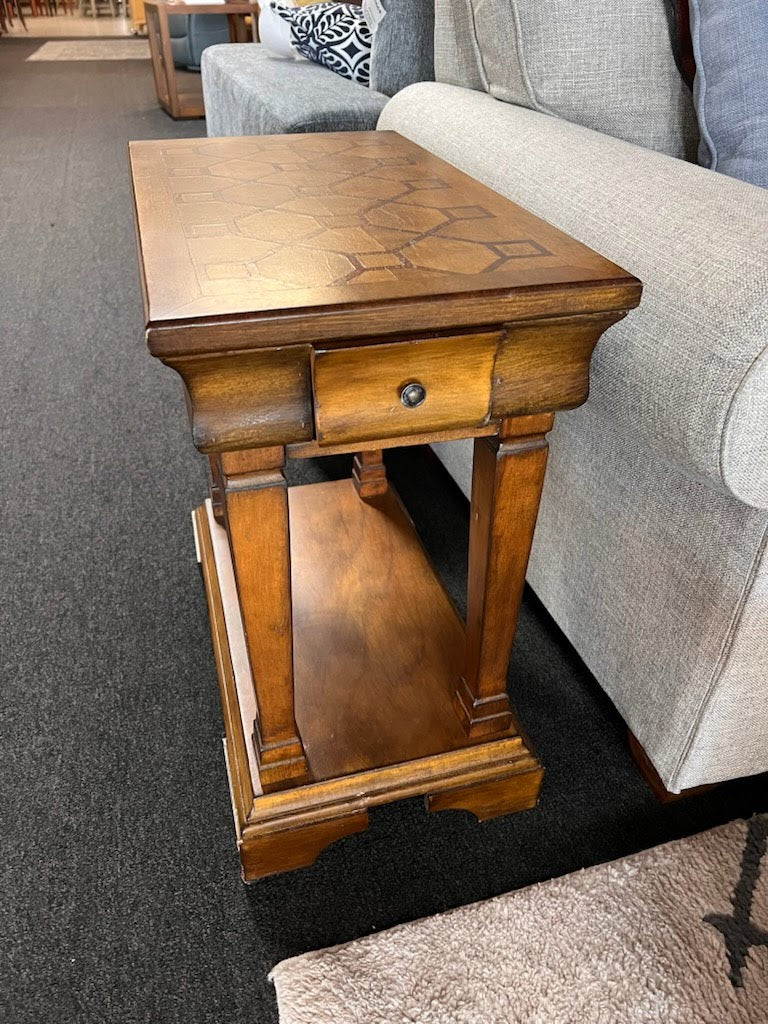 Single Drawer Slim End Table