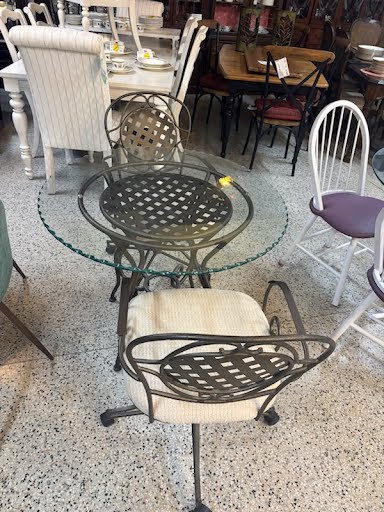 Wrought Iron Dining Set