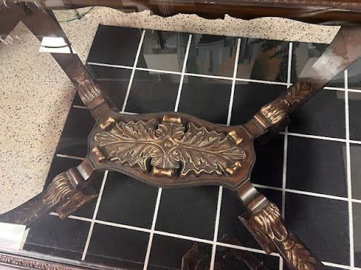 Coffee Table Brown Dark Large