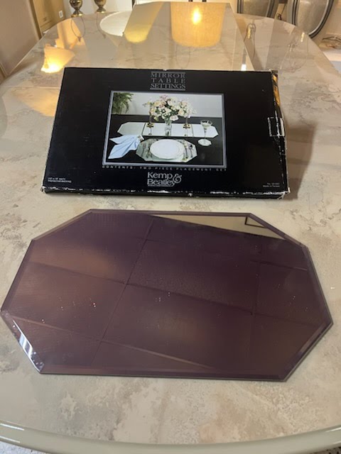 Mirror Table Settings,2 PIECE