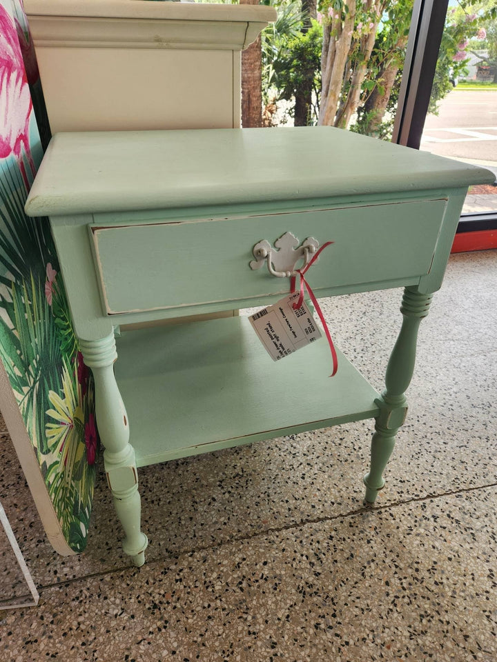 Ethan Allen Mint Painted Nightstand