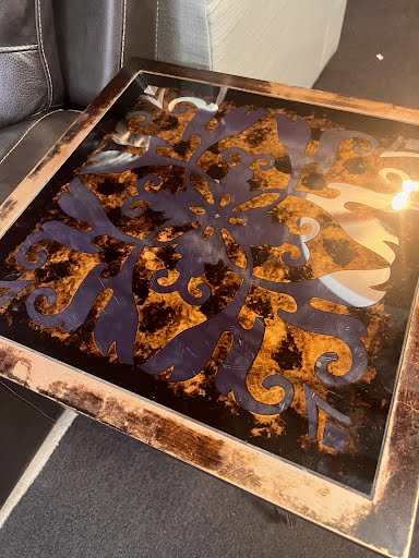 End Table Metal 20x20