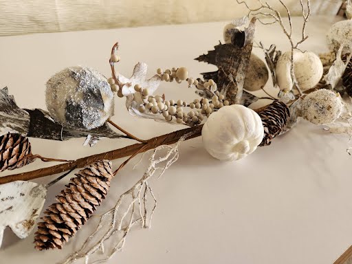 Whitewash Fall Garland 68"