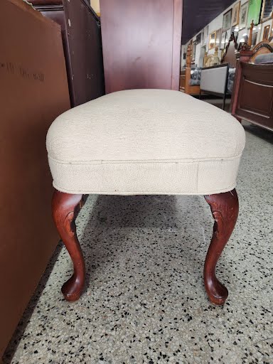 45W" Bed Bench with Cabriole Legs