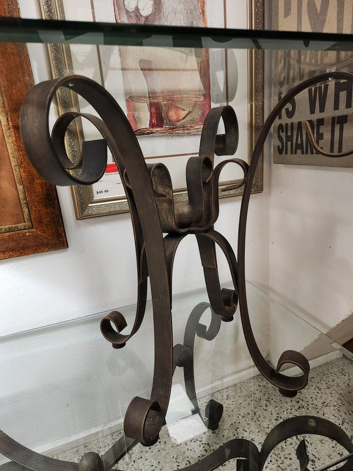 SET OF 2 | Metal Base End Table
