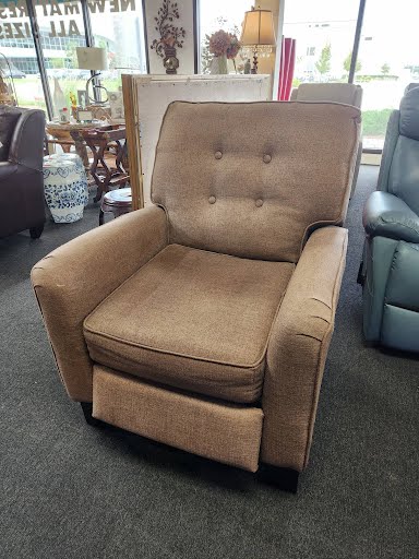 Push Back Brown Recliner