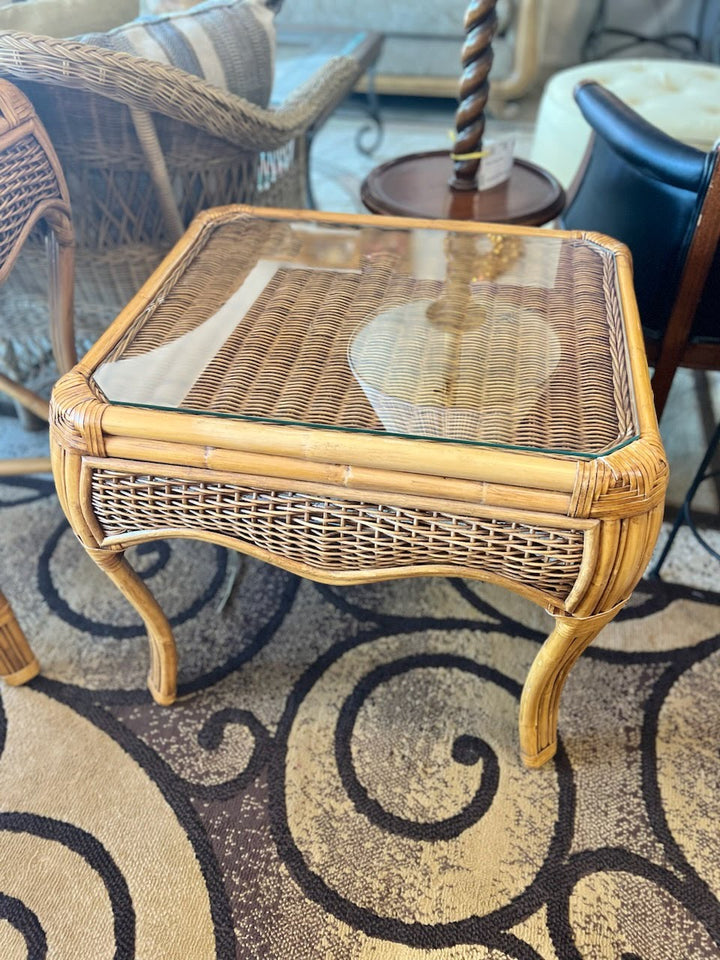 Bamboo End Table