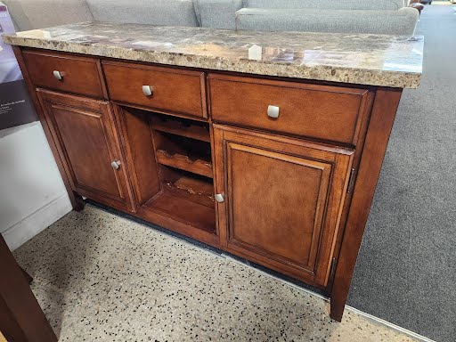 Faux Marble Buffet