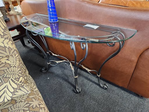 Half Moon Sofa Table