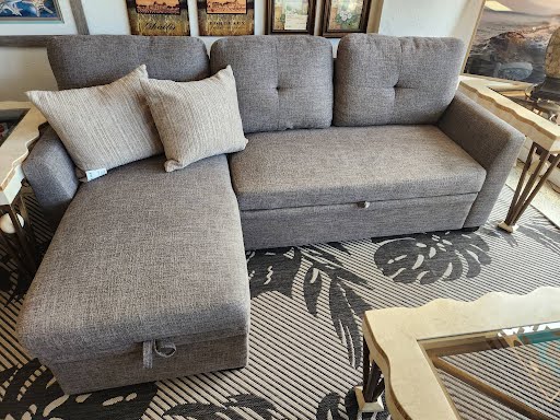 Grey Storage Sofa Sleeper