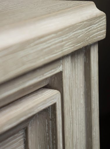 Champagne Wood File Cabinet