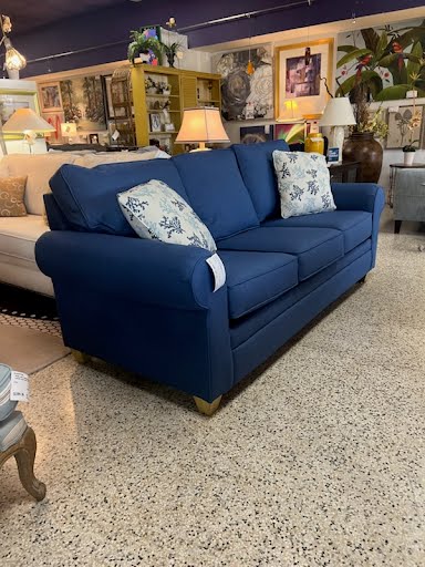 Blue Stanley Queen Sleeper Sofa