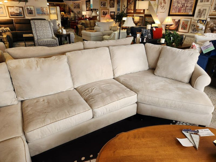 Cream Colored Haverty's Sectional