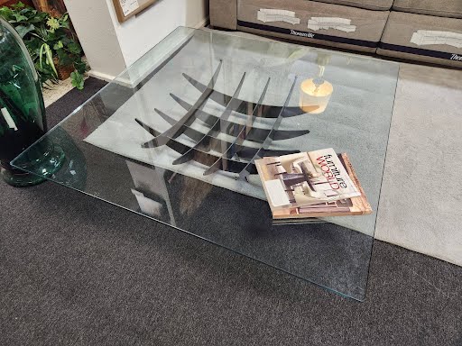 ATLAS Glass Top Coffee Table