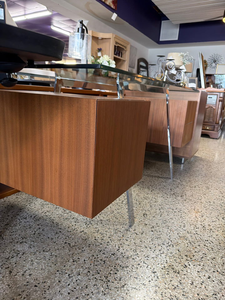 Design Within Reach Glass Top Desk