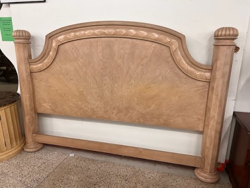 King Headboard - Light Wood