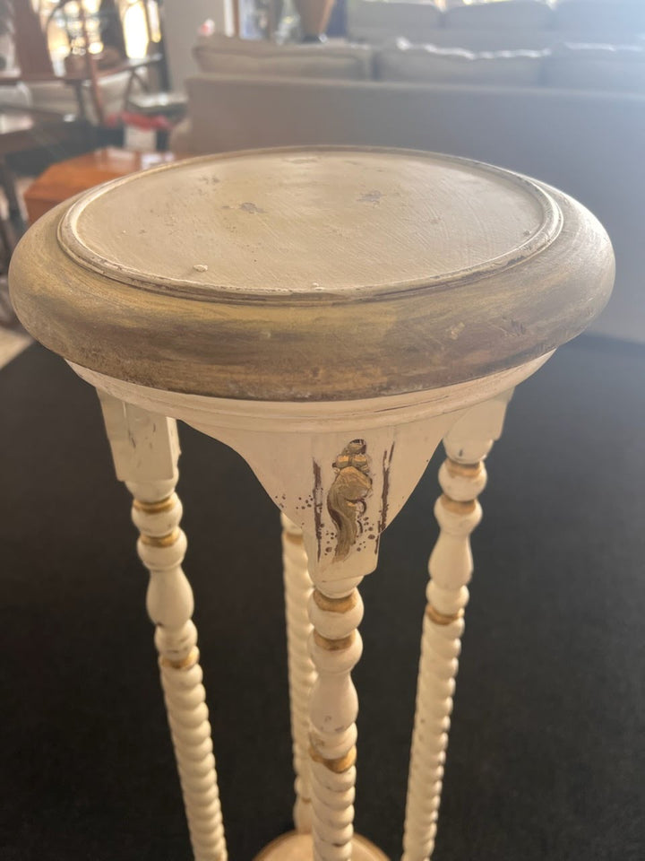 Spanish High Pedestal Potting Table with Bolute Legs