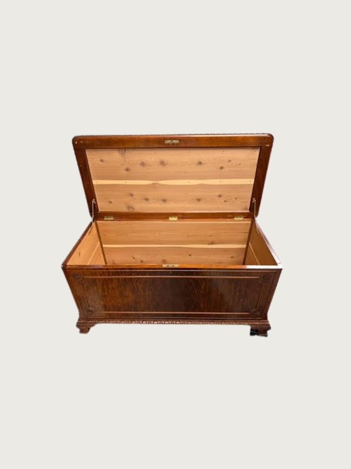 Carved Wood Chest