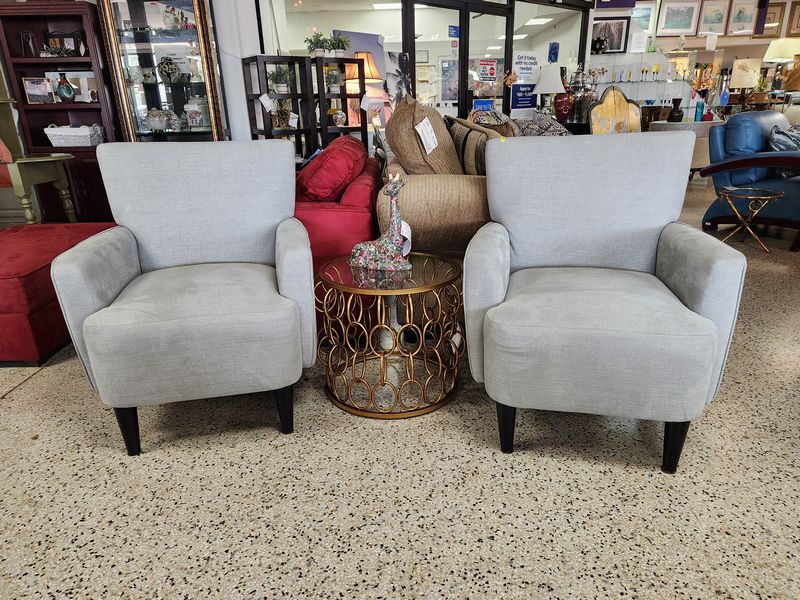 Gray Ashley Furniture ArmChairs