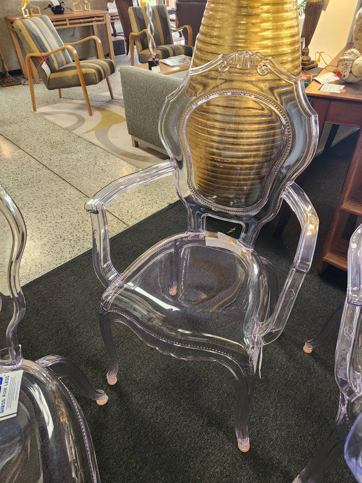 SET OF 4 - Lucite Chairs