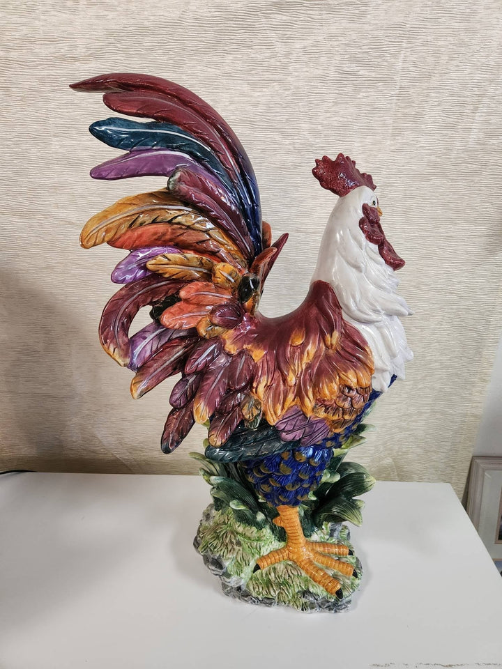 24" Height Ceramic Rooster