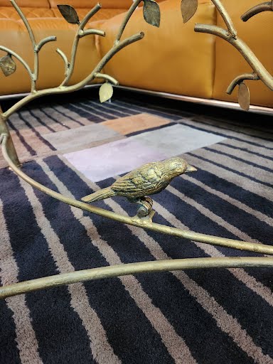 40" Round Glass Top Coffee Table